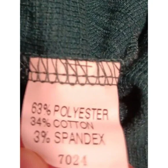 PRETTYGARDEN Womens L Elegant Long Lantern Sleeve Short Dress Crewneck Tie Waist - Picture 6 of 6